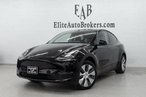Solid Black 2024 Tesla Model Y Long Range Dual Motor All-Wheel Drive