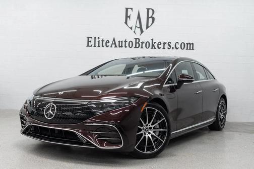 MANUFAKTUR Signature Rubellite Red Metallic 2024 Mercedes-Benz EQS 580 4MATIC