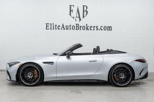 Cirrus Silver Metallic 2025 Mercedes-Benz AMG SL 63 Base