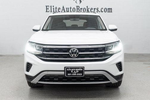 Pure White 2023 Volkswagen Atlas 3.6L SE w/Technology