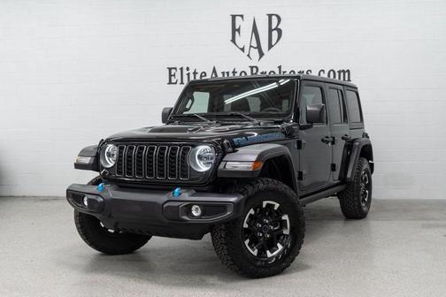 Black Clearcoat 2025 Jeep Wrangler 4xe Rubicon