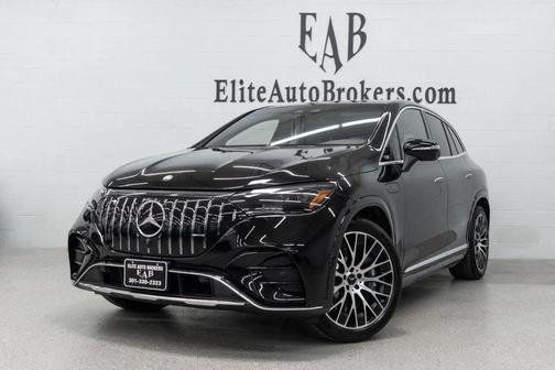 Obsidian Black Metallic 2024 Mercedes-Benz AMG EQE 4MATIC+