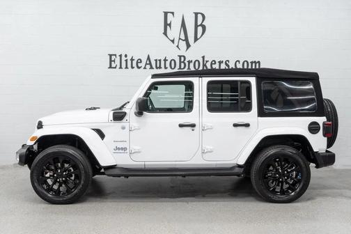 Bright White Clearcoat 2023 Jeep Wrangler 4xe Sahara