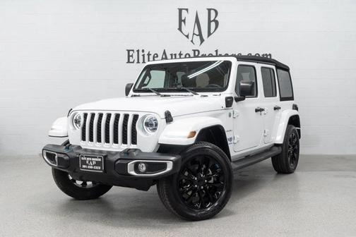 Bright White Clearcoat 2023 Jeep Wrangler 4xe Sahara