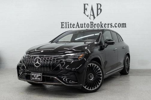 Obsidian Black Metallic 2024 Mercedes-Benz AMG EQE 4MATIC+