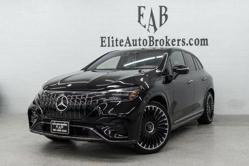 Obsidian Black Metallic 2024 Mercedes-Benz AMG EQE 4MATIC+