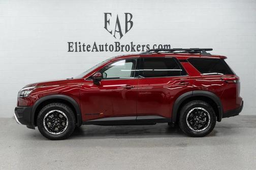 Scarlet Ember Tintcoat 2023 Nissan Pathfinder Rock Creek 4WD