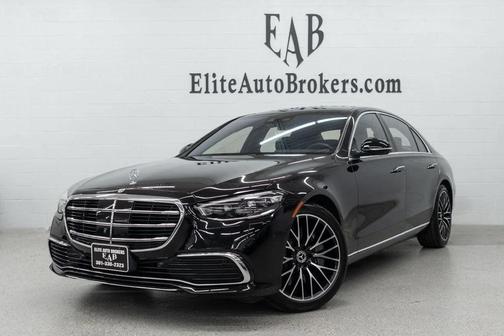 Black 2022 Mercedes-Benz S-Class 4MATIC