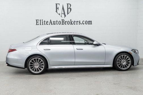 Cirrus Silver 2023 Mercedes-Benz S-Class S 580 4MATIC