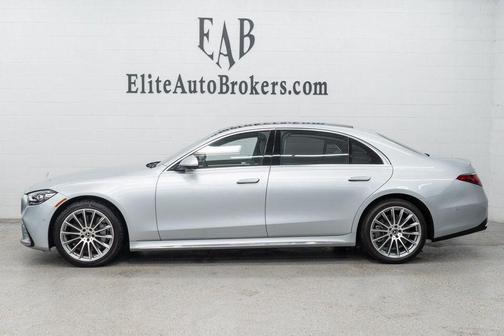 Cirrus Silver 2023 Mercedes-Benz S-Class S 580 4MATIC