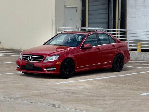 Red 2014 Mercedes-Benz C-Class C 300 4MATIC Sport