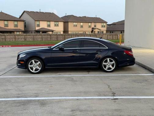 Blue 2013 Mercedes-Benz CLS-Class