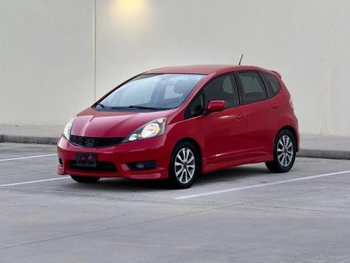 Red 2012 Honda Fit Sport