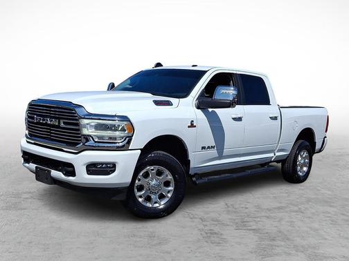 Bright White Clearcoat 2024 RAM 2500 Laramie Crew Cab 4x4 6'4' Box