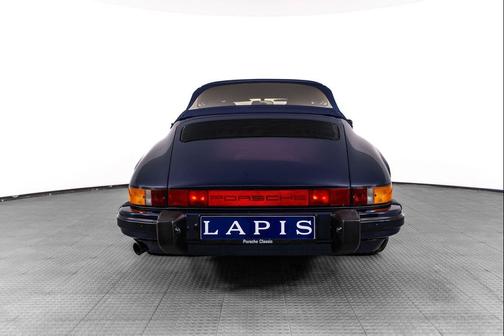 Blue 1989 Porsche 911 Speedster Narrow Body