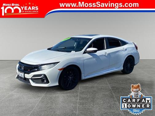 Lunar Silver Metallic 2020 Honda Civic Si Base