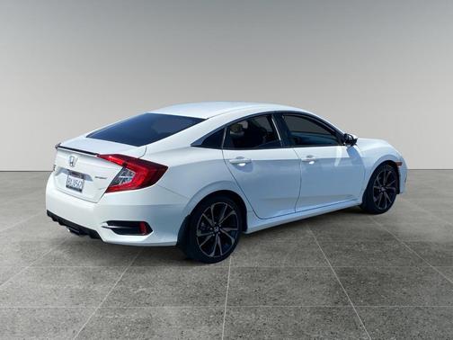 Platinum White Pearl 2021 Honda Civic Sport