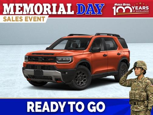Sunset Orange 2026 Honda Passport TrailSport Blackout