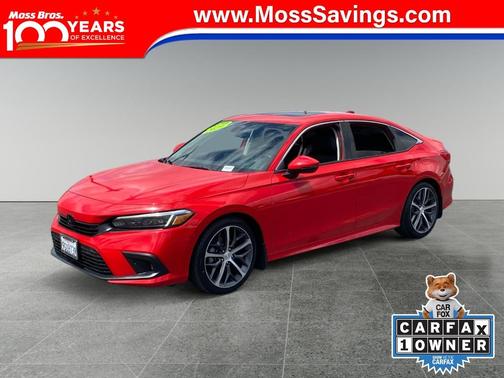 Rallye Red 2023 Honda Civic Touring