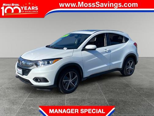 Platinum White Pearl 2022 Honda HR-V EX