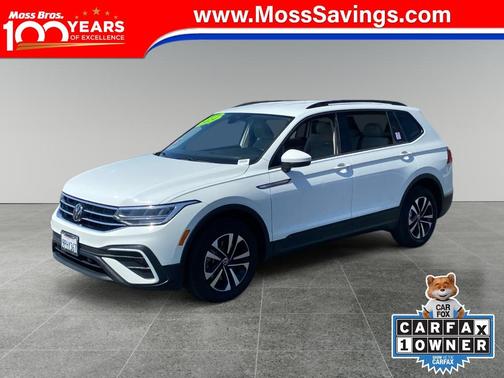 Pure White 2024 Volkswagen Tiguan 2.0T S