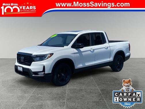 Platinum White Pearl 2022 Honda Ridgeline Black Edition