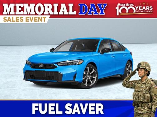 Boost Blue Pearl 2026 Honda Civic Hybrid Sport Touring