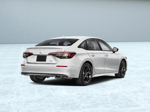 Platinum White Pearl 2026 Honda Civic Hybrid Sport