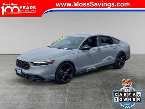 Urban Gray Pearl 2024 Honda Accord Hybrid Sport-L