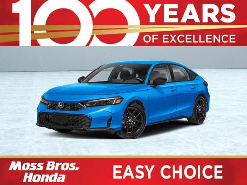 Boost Blue Pearl 2026 Honda Civic Sport