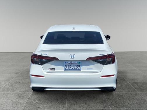 White 2025 Honda Civic Hybrid