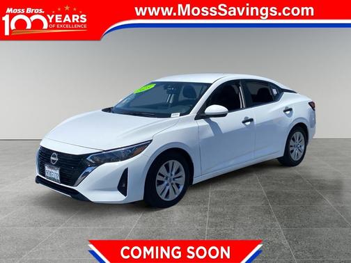 Cloud White 2025 Nissan Sentra S