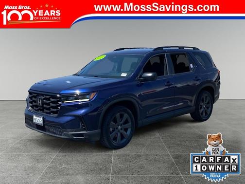 Obsidian Blue Pearl 2024 Honda Pilot Sport