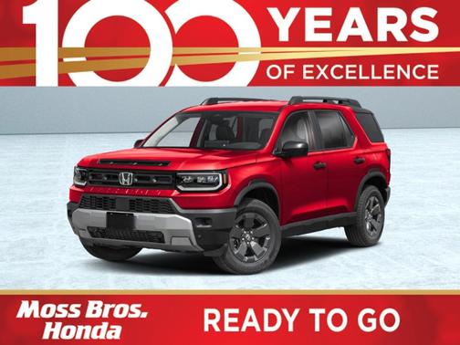 Radiant Red 2026 Honda Passport RTL Towing