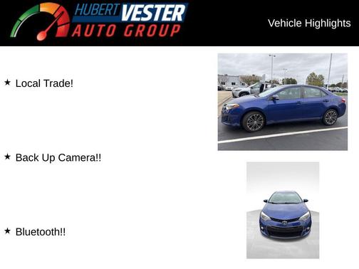2014 Toyota Corolla S