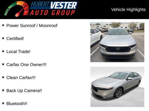 2024 Honda Accord EX 1.5T