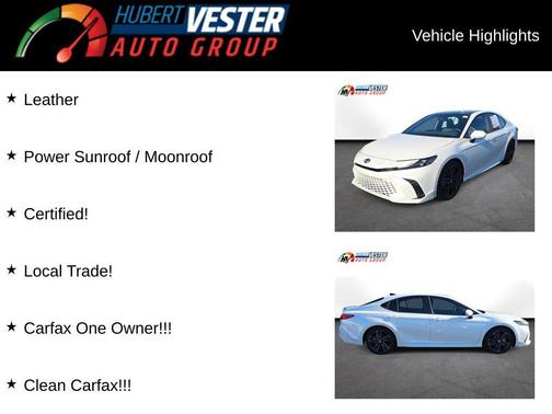 2025 Toyota Camry XSE