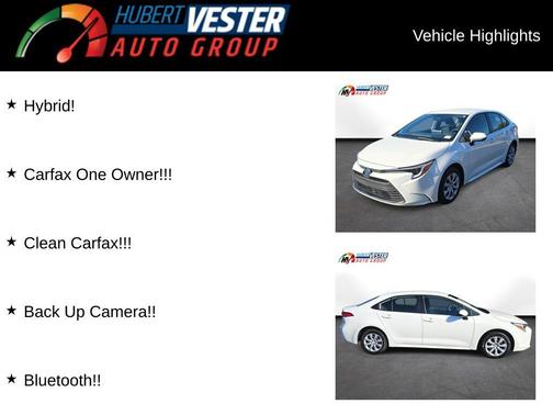 2024 Toyota Corolla Hybrid LE