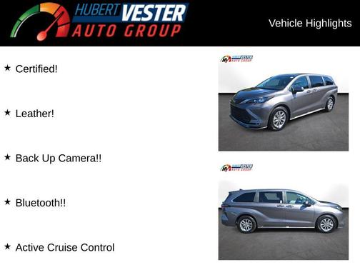 2024 Toyota Sienna XLE 8 Passenger