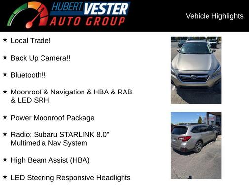 2019 Subaru Outback 3.6R Limited