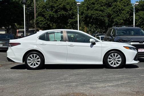 Super White 2019 Toyota Camry LE