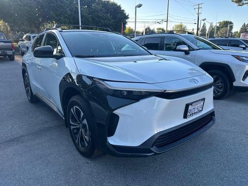 White 2025 Toyota bZ4X XLE