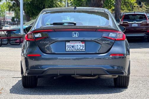 Gray 2025 Honda Civic Sport