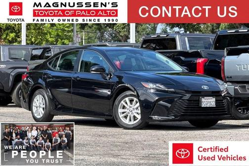 Midnight Black Metallic 2025 Toyota Camry LE