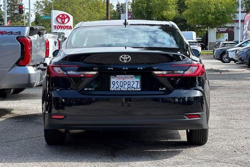 Midnight Black Metallic 2025 Toyota Camry LE
