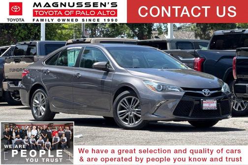 Gray 2016 Toyota Camry SE