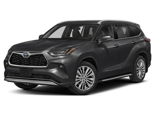 Midnight Black Metallic 2026 Toyota Highlander Hybrid Platinum