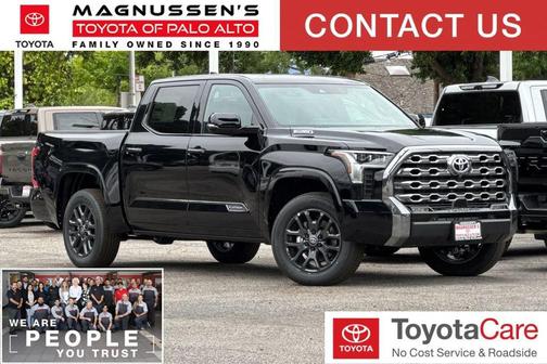 Midnight Black Metallic 2026 Toyota Tundra Hybrid Platinum