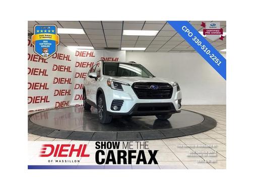 White 2022 Subaru Forester Limited