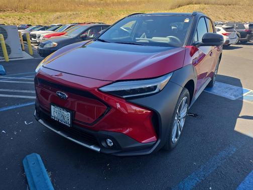 Elemental Red Pearl 2-Tone 2023 Subaru Solterra Touring